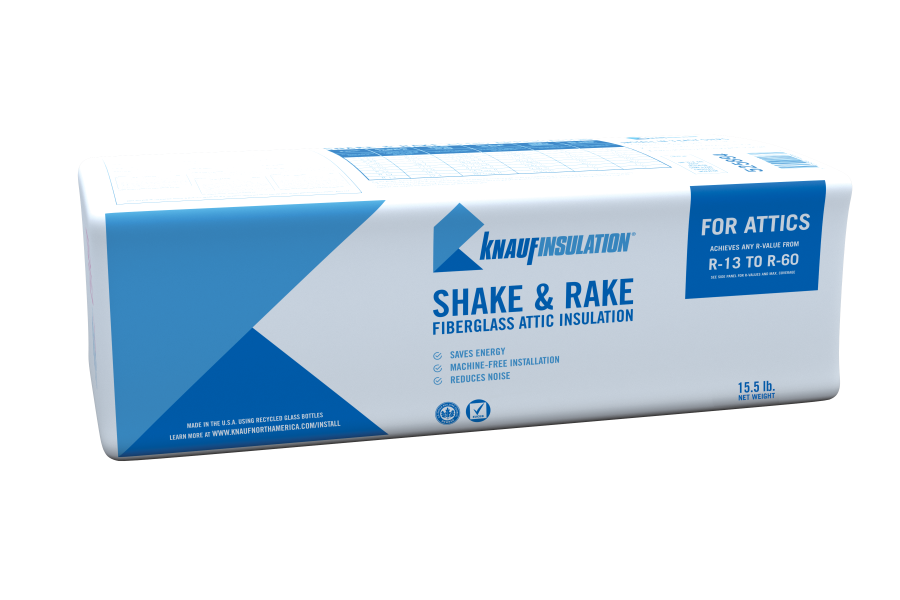 Shake & Rake Fiberglass Attic Insulation Knauf Insulation